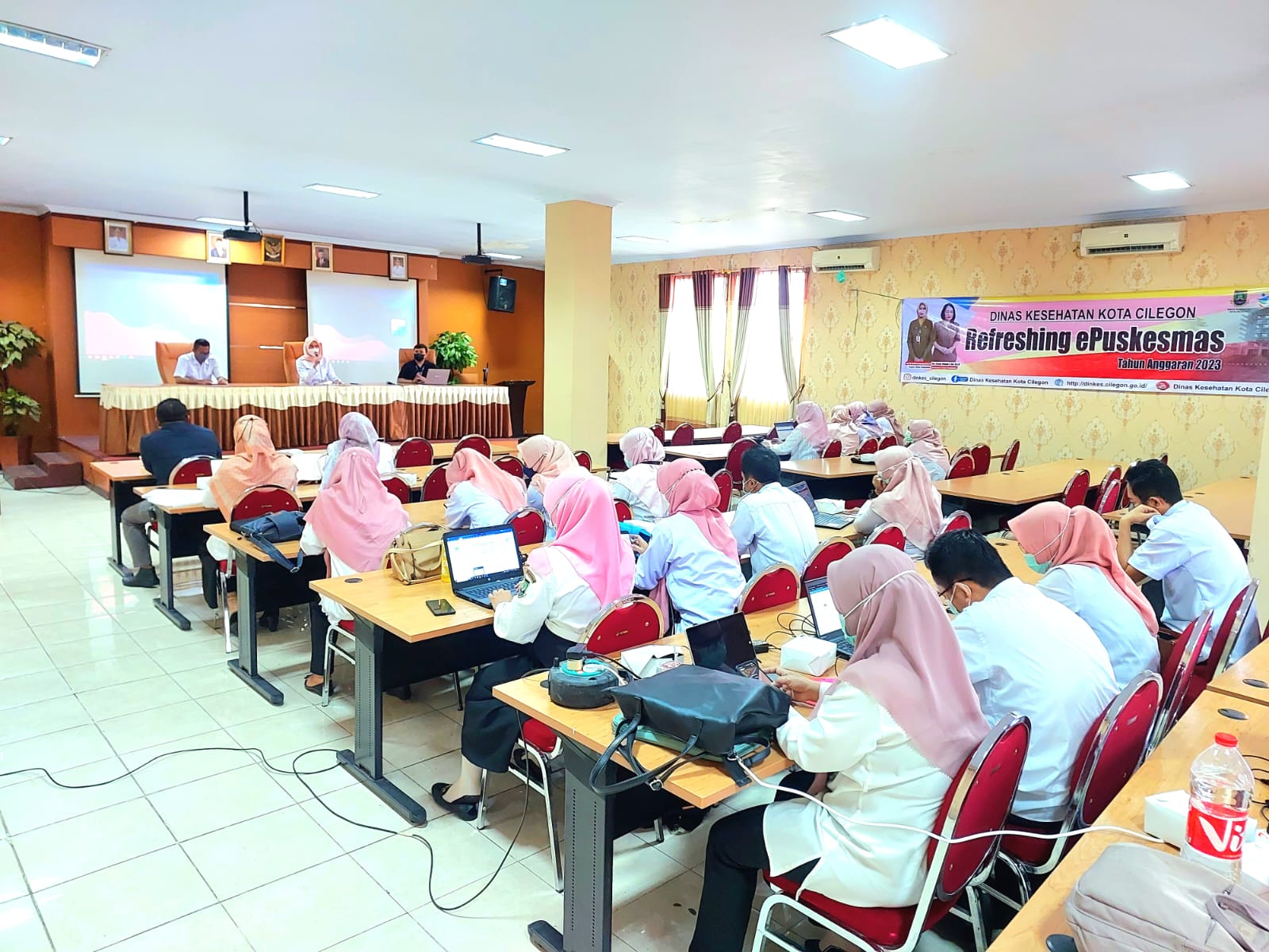 Infokes And Dinkes Cilegon Held A Evaluation Meetings